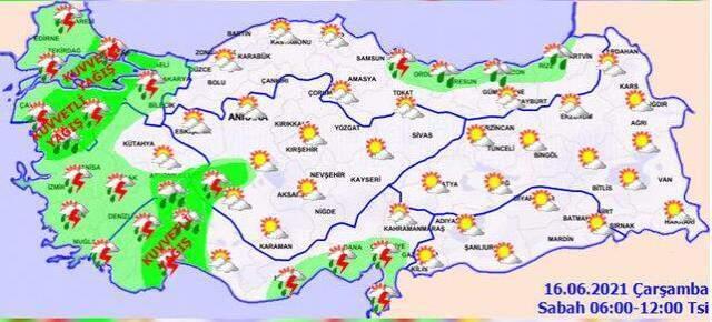 Şemsiyeleri hazırlayın! Meteoroloji'den İstanbul dahil 15 ile sarı kodlu uyarı Şemsiyeleri hazırlayın! Meteoroloji'den İstanbul dahil 15 ile sarı kodlu uyarı