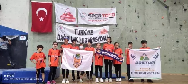 Taban şampiyon tırmanışçıları ağırladı
