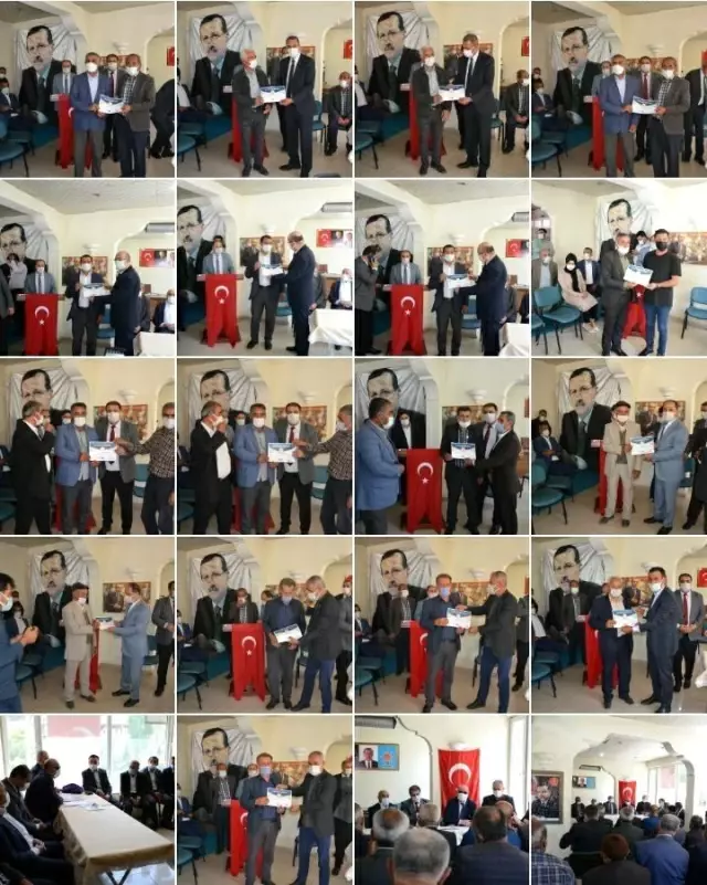 AK Parti'den mahalle başkanlarına sertifika