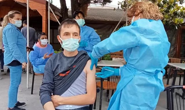 OSB çalışanları aşılama faaliyetlerine yoğun ilgi gösteriyor