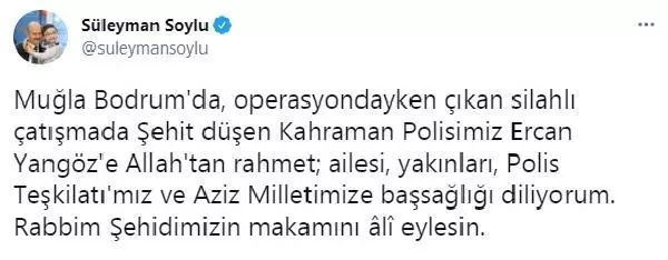 Bodrum'da polis silah kaçakçılarıyla çatıştı: 1 şehit, 1 polis yaralı (5) Bodrum'da polis silah kaçakçılarıyla çatıştı: 1 şehit, 1 polis yaralı (5)