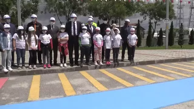 Çocuklara eğitim parkında 'trafik bilinci' kazandırılıyor