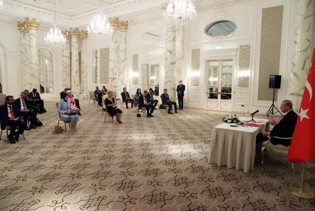 Son dakika haberleri: Cumhurbaşkanı Erdoğan, Azerbaycan'da gazetecilerin sorularını yanıtladı: (1)
