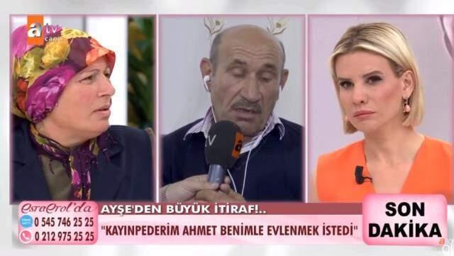 Esra Erol'da cinayeti itiraf eden kadından bir bomba daha: Eşim ölünce kayınpederim benimle evlenmek istedi Esra Erol'da cinayeti itiraf eden kadından bir bomba daha: Eşim ölünce kayınpederim benimle evlenmek istedi