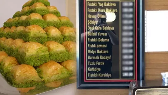 Baklava yemek de lüks oldu! Fiyat listesini gören arkasına bakmadan kaçıyor Baklava yemek de lüks oldu! Fiyat listesini gören arkasına bakmadan kaçıyor