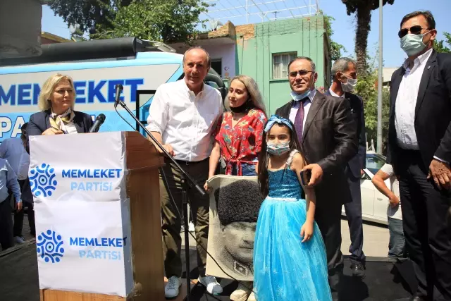 Muharrem İnce, partisinin Mersin İl Başkanlığının açılışına katıldı