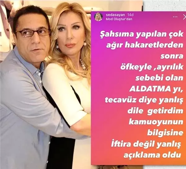 Seda Sayan'dan şaşırtan tecavüz açıklaması!