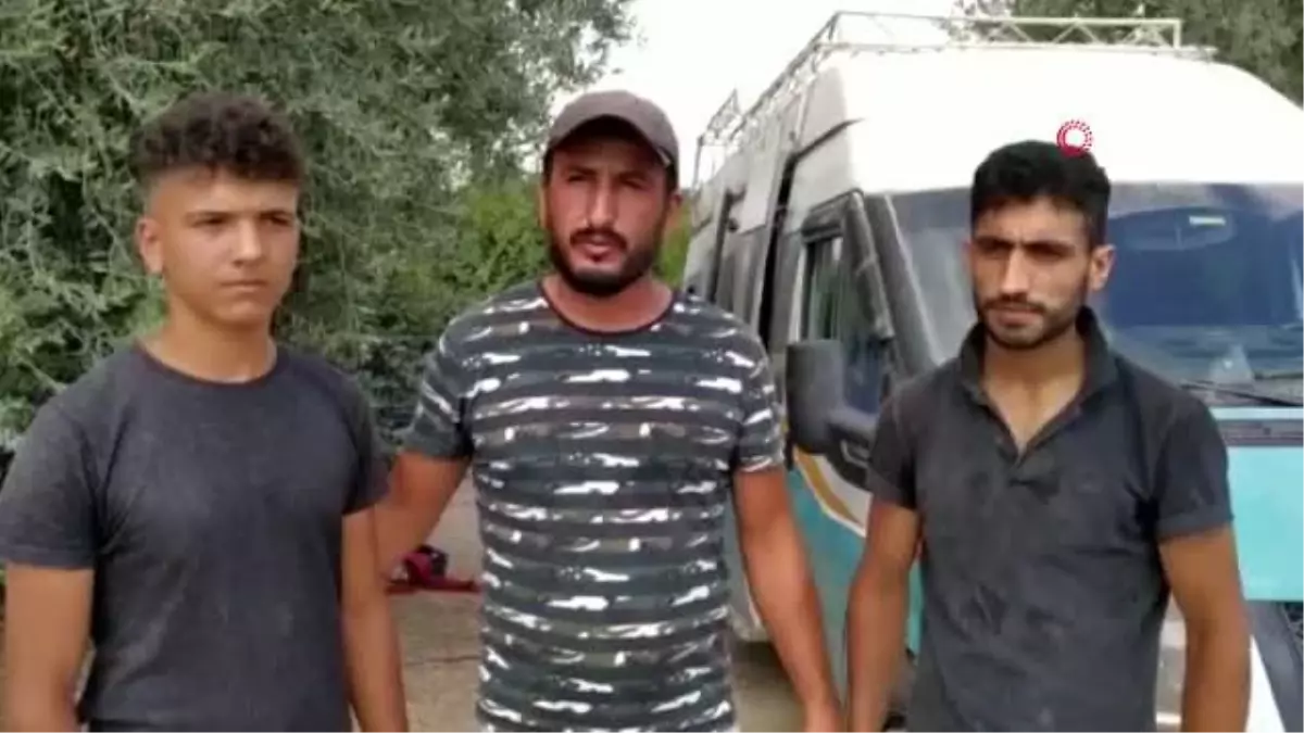 Sulama kanalına düşen çocuğu kurtaran şoför: