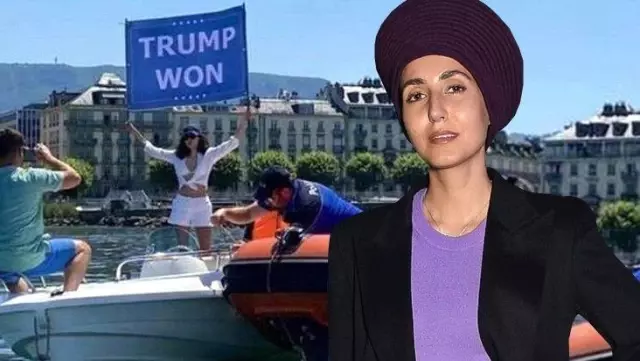 Tarihi zirvede Biden'ı protesto eden kadın, Usame bin Ladin'in öz yeğeni çıktı Tarihi zirvede Biden'ı protesto eden kadın, Usame bin Ladin'in öz yeğeni çıktı