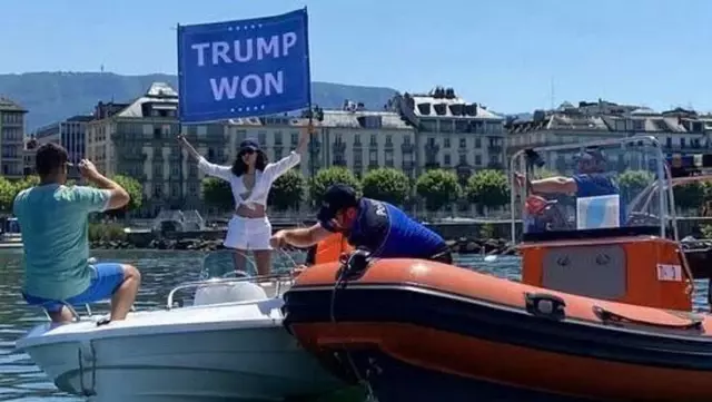 Tarihi zirvede Biden'ı protesto eden kadın, Usame bin Ladin'in öz yeğeni çıktı Tarihi zirvede Biden'ı protesto eden kadın, Usame bin Ladin'in öz yeğeni çıktı