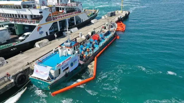 Drone - 9 günde 1478 metreküp müsilaj toplandı