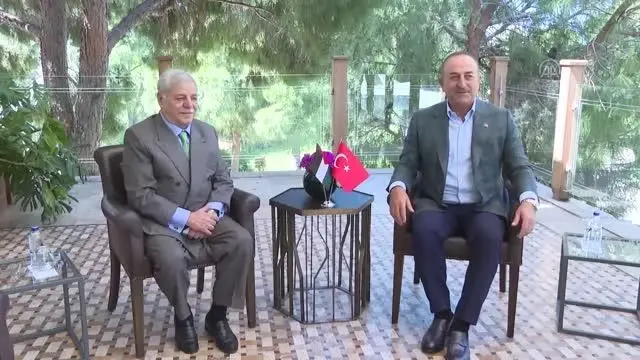 Son Dakika | Bakan Çavuşoğlu, Ürdün Eski Başbakanı ve eski Uluslararası Adalet Divanı üyesi Hasawne ile görüştü