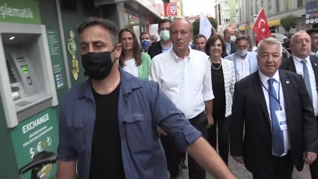 BALIKESİR - Memleket Partisi Genel Başkanı İnce, partisinin İl Başkanlığını açtı