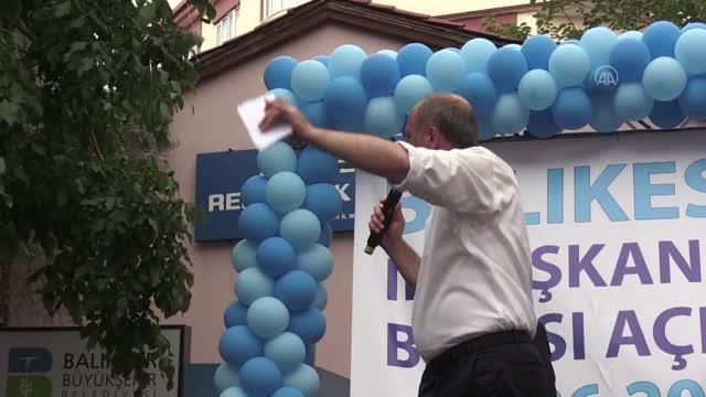 BALIKESİR - Memleket Partisi Genel Başkanı İnce, partisinin İl Başkanlığını açtı