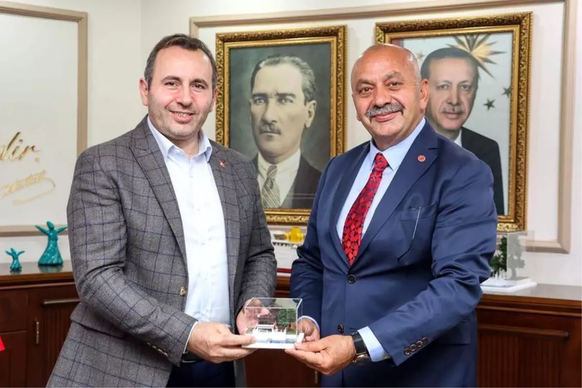 Başkan Vekili Tutuk Ortaköy Belediye Başkanını Ağırladı