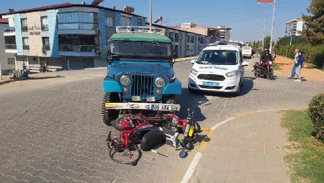 Cip ile çarpışan elektrikli motosikletin sürücüsü hayatını kaybetti