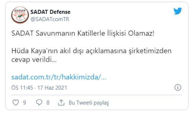 HDP'li Hüda Kaya, il binasını kana bulayan saldırganın SADAT'ın eğitiminden geçtiğini iddia etti! Şirketten yanıt gecikmedi HDP'li Hüda Kaya, il binasını kana bulayan saldırganın SADAT'ın eğitiminden geçtiğini iddia etti! Şirketten yanıt gecikmedi