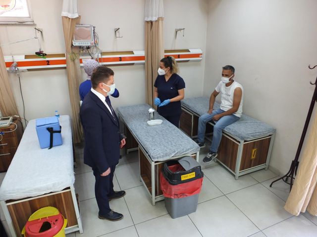 KARDEMİR işçilerine aşı uygulaması başlatıldı