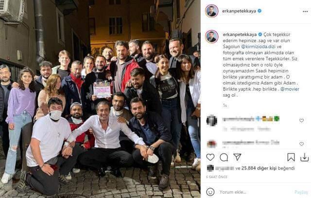 Kırmızı Oda'dan ayrılan Erkan Petekkaya, veda paylaşımı yaptı: Siz olmasaydınız rolü öyle oynayamazdım Kırmızı Oda'dan ayrılan Erkan Petekkaya, veda paylaşımı yaptı: Siz olmasaydınız rolü öyle oynayamazdım