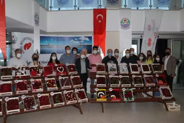 LAPSEKİ'NİN BARDAĞA SIĞMAYAN ŞAMPİYON KİRAZI