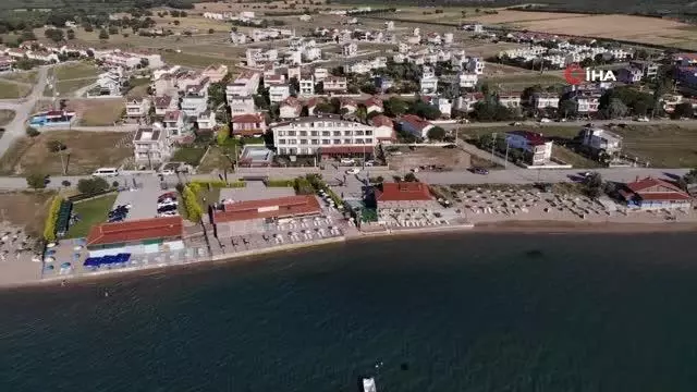 Mavi bayraklı Geyikli sahillerinde müsilaj yok, huzur var