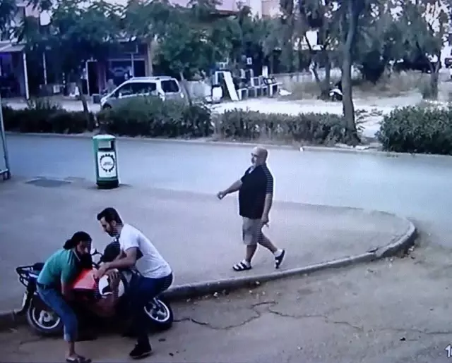 Motosikletin üzerinde neye uğradığını anlamadı, yaka paça yakalanıp tutuklandı