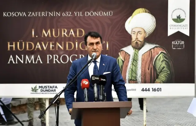 Murat Hüdavendigar, Kosova'dan sonra Bursa'da da anıldı Murat Hüdavendigar, Kosova'dan sonra Bursa'da da anıldı