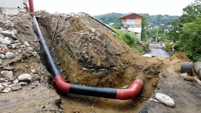 Rize'nin içme suyu elektrik üretimi için gün sayıyor