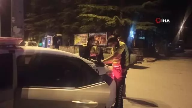Trafik ekiplerinden alkol denetimi Trafik ekiplerinden alkol denetimi