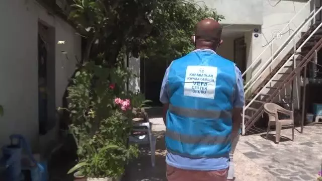 Vefa ekibi 90 yaşındaki çiftin 67. evlilik yıl dönümünü kutladı