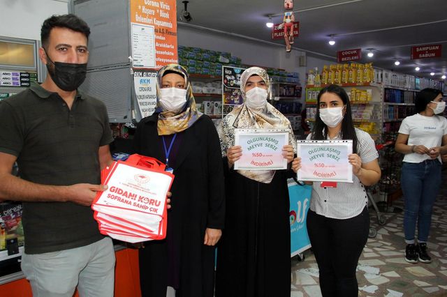 Adıyaman'da, 'Gıdanı koru sofrana sahip çık' kampanyası