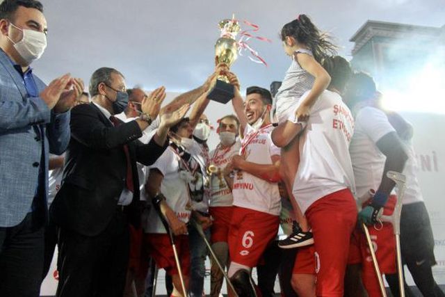 Ampute Futbol Süper Ligi'nde şampiyon Etimesgut Belediyesi