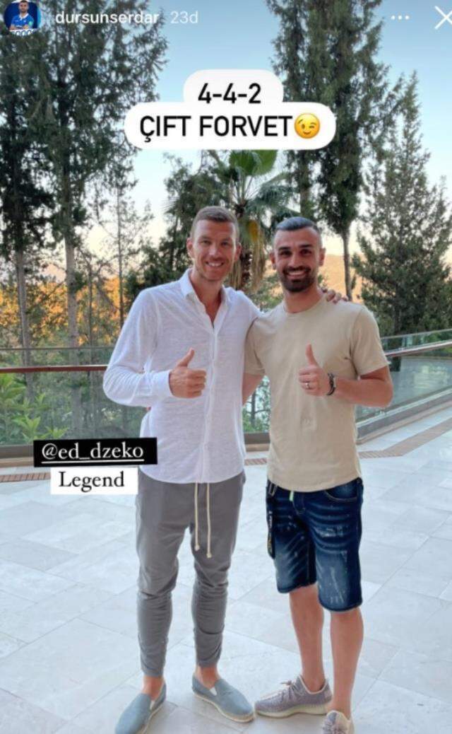 F.Bahçe Başkanı Ali Koç, gol makinesi Edin Dzeko ile her konuda anlaşmaya vardı