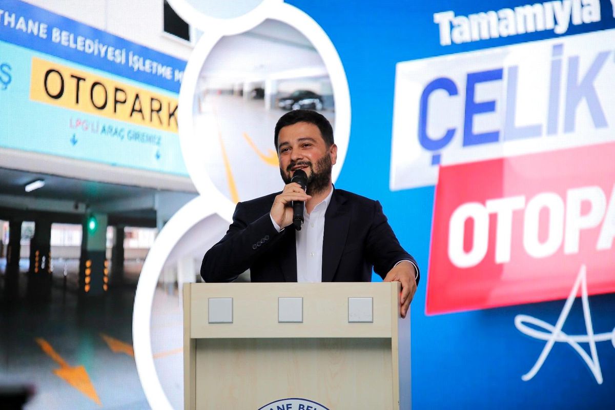 Kağıthane'de bir otopark daha yenilenerek hizmete açıldı