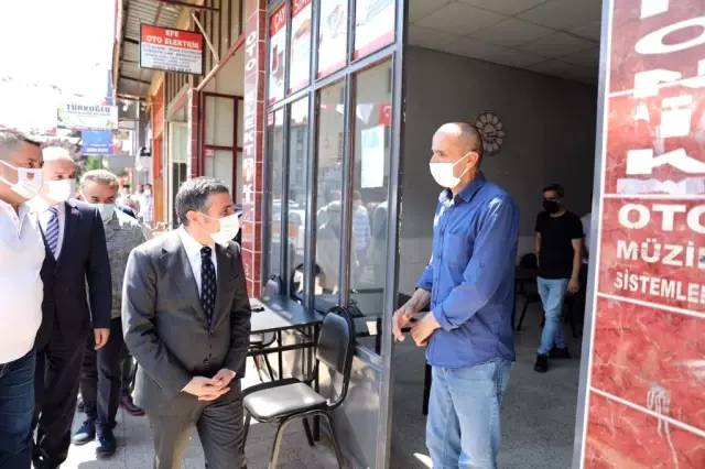 Vali Atay, sanayi esnafını ziyaret etti