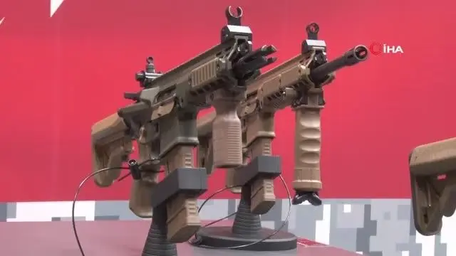 Yerli ve milli olarak üretilen SAR-762-MT ve SAR-56 ilk kez görücüye çıktı