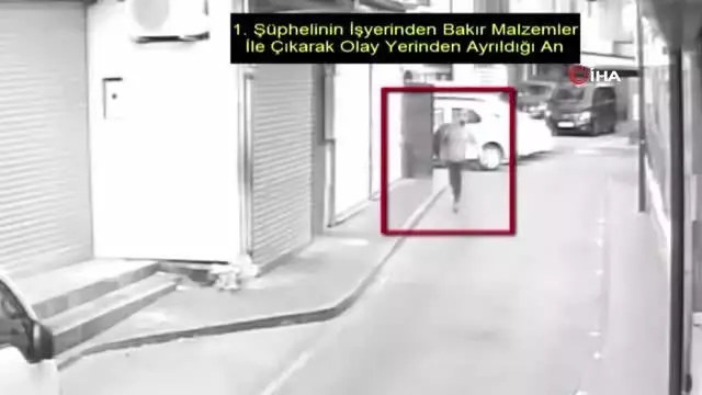 Beyaz eşya hırsızları kamerada