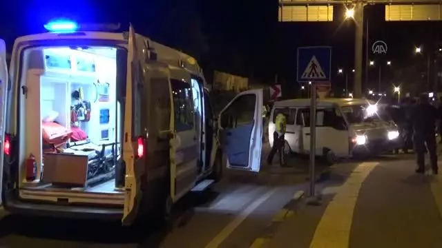 Polisin dur ihtarına uymayıp kaçmaya çalışan sürücü kaza yaptı