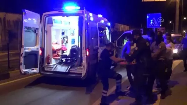 Polisin dur ihtarına uymayıp kaçmaya çalışan sürücü kaza yaptı