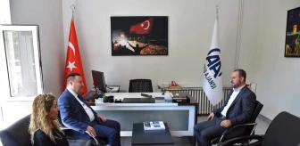 Bağlar Belediyesi Başkanı Beyoğlu, AA Diyarbakır Bölge Müdürü Gültekin'i ziyaret etti