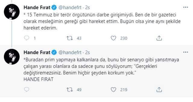 Hande Fırat ve eşinden gazeteci Serdar Akinan'ın Suriye'nin yağmalanmasına yönelik iddialarına yanıt Hande Fırat ve eşinden gazeteci Serdar Akinan'ın Suriye'nin yağmalanmasına yönelik iddialarına yanıt