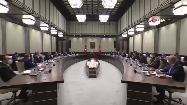 Kabine Toplantısı, Cumhurbaşkanı Erdoğan başkanlığında başladı