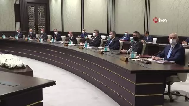 Kabine Toplantısı, Cumhurbaşkanı Erdoğan başkanlığında başladı