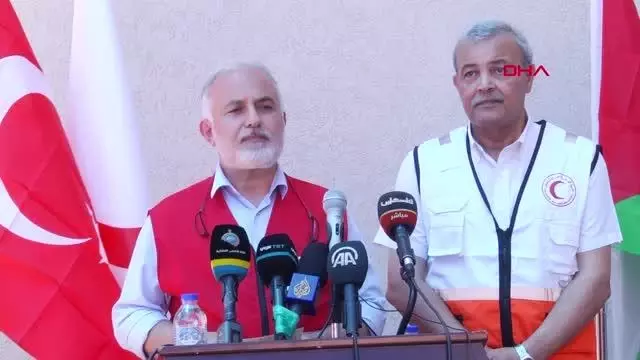 Kızılay Genel Başkanı Dr. Kınık, Gazze'nin en büyük insani yardım lojistik merkezini açtı Kızılay Genel Başkanı Dr. Kınık, Gazze'nin en büyük insani yardım lojistik merkezini açtı