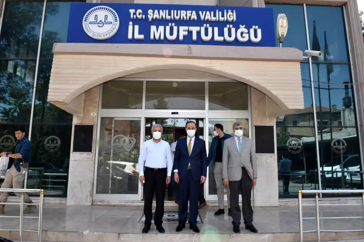 Vali Erin'den Sağlık Müdürü ve Müftüye Hayırlı Olsun Ziyareti