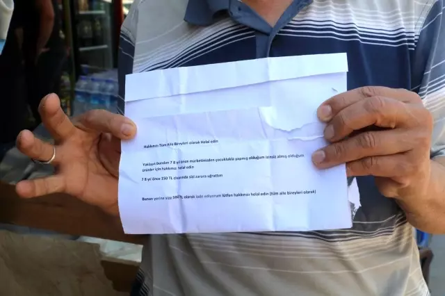 8 yıl önce ürünlerini çaldığı marketçiye 500 lira para ile bir de not bıraktı 8 yıl önce ürünlerini çaldığı marketçiye 500 lira para ile bir de not bıraktı