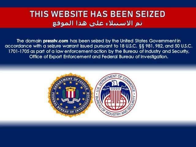 ABD'nin İran'a ait Press TV ve Al-Alam internet sitelerine el koyduğu iddia edildi ABD'nin İran'a ait Press TV ve Al-Alam internet sitelerine el koyduğu iddia edildi