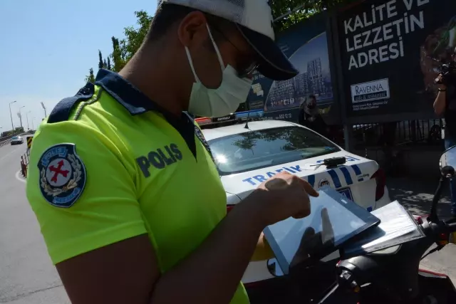 Kurallara uymayan sürücülere ceza kesildi