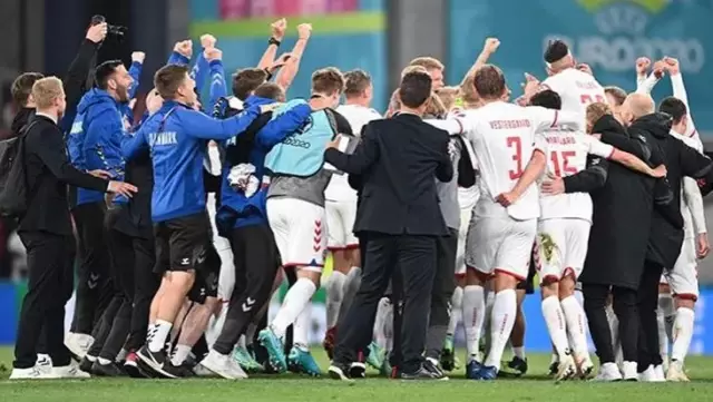 EURO 2020 B Grubu'nu 2. bitiren Danimarka'nın son 16 turunda rakibi Galler oldu EURO 2020 B Grubu'nu 2. bitiren Danimarka'nın son 16 turunda rakibi Galler oldu