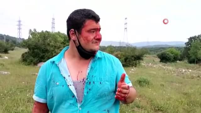 feci sekilde darp edilen iha muhabiri yere ya 14218053 o